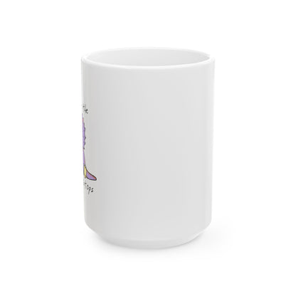 ‘Trixie the Triceratops’ Dinosaur Ceramic Mug