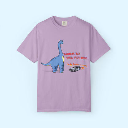 ‘Brach to the Future’ Billy Brachiosaurus Dinosaur Unisex T-shirt