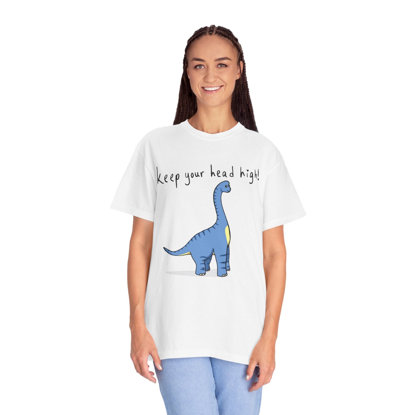 ‘Keep Your Head High’ Billy Brachiosaurus Dinosaur Unisex T-shirt