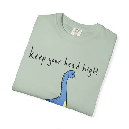 ‘Keep Your Head High’ Billy Brachiosaurus Dinosaur Unisex T-shirt