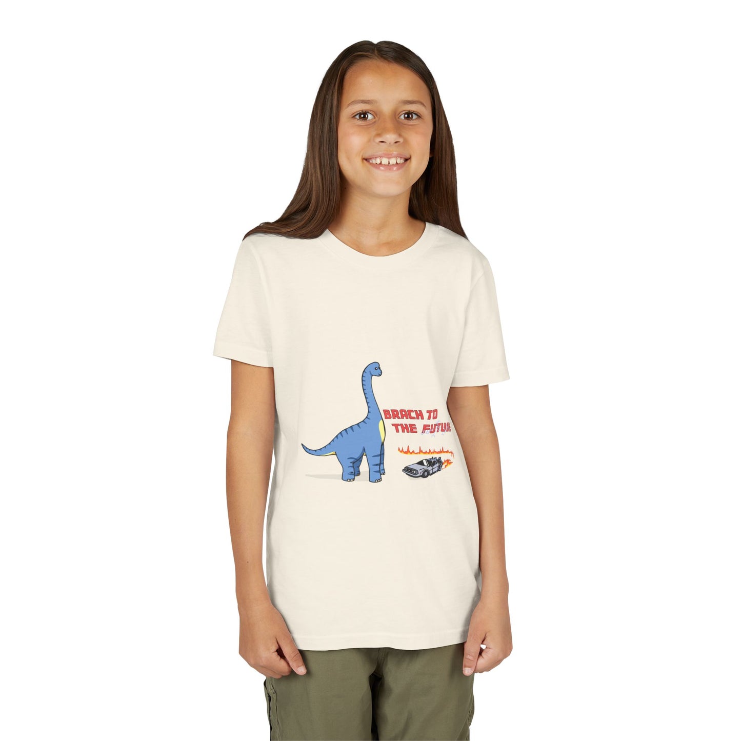 ‘Brach to the Future’ Billy Brachiosaurus Dinosaur Youth Tee