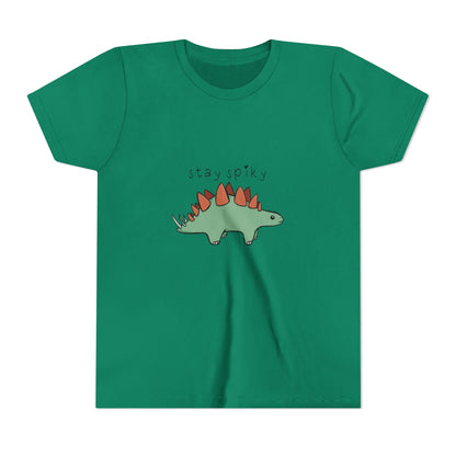 ‘Stay Spiky’ Sammy Stegosaurus Dinosaur Youth Tee