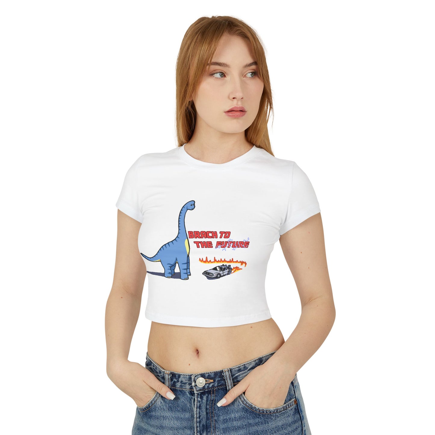 ‘Brach to the Future’ Billy Brachiosaurus Dinosaur Baby Tee