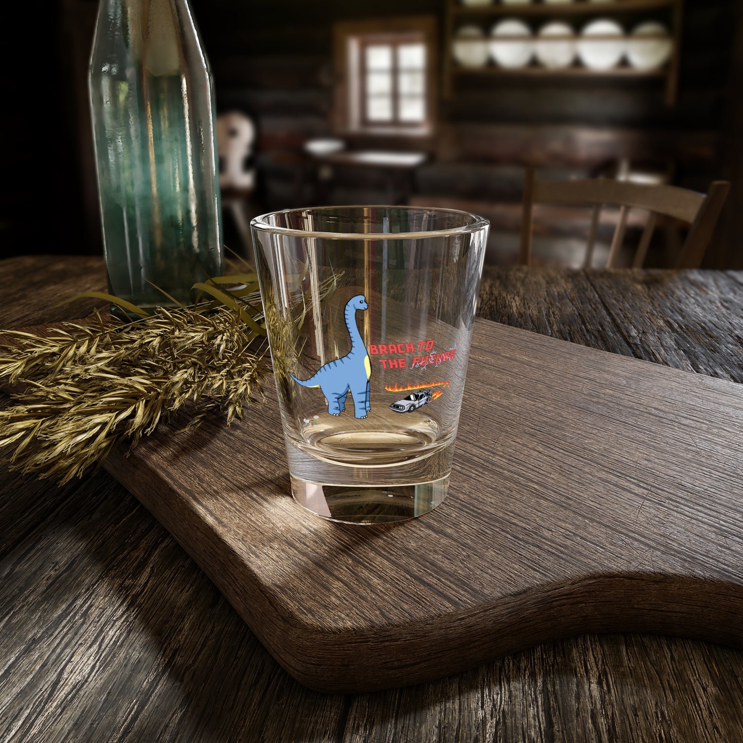 ‘Brach to the Future’ Billy Brachiosaurus Shot Glass - 1.5oz