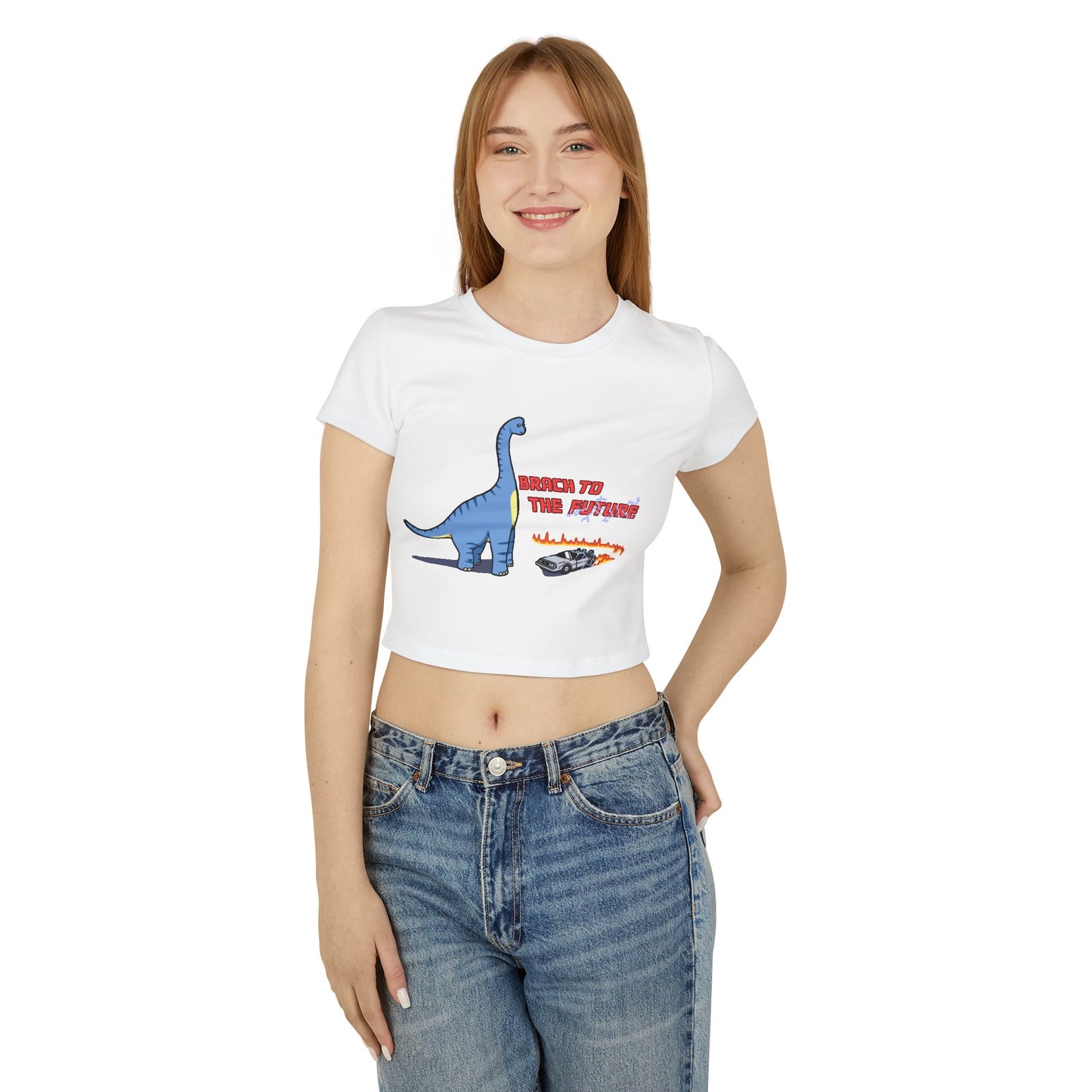 ‘Brach to the Future’ Billy Brachiosaurus Dinosaur Baby Tee