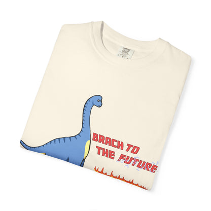 ‘Brach to the Future’ Billy Brachiosaurus Dinosaur Unisex T-shirt