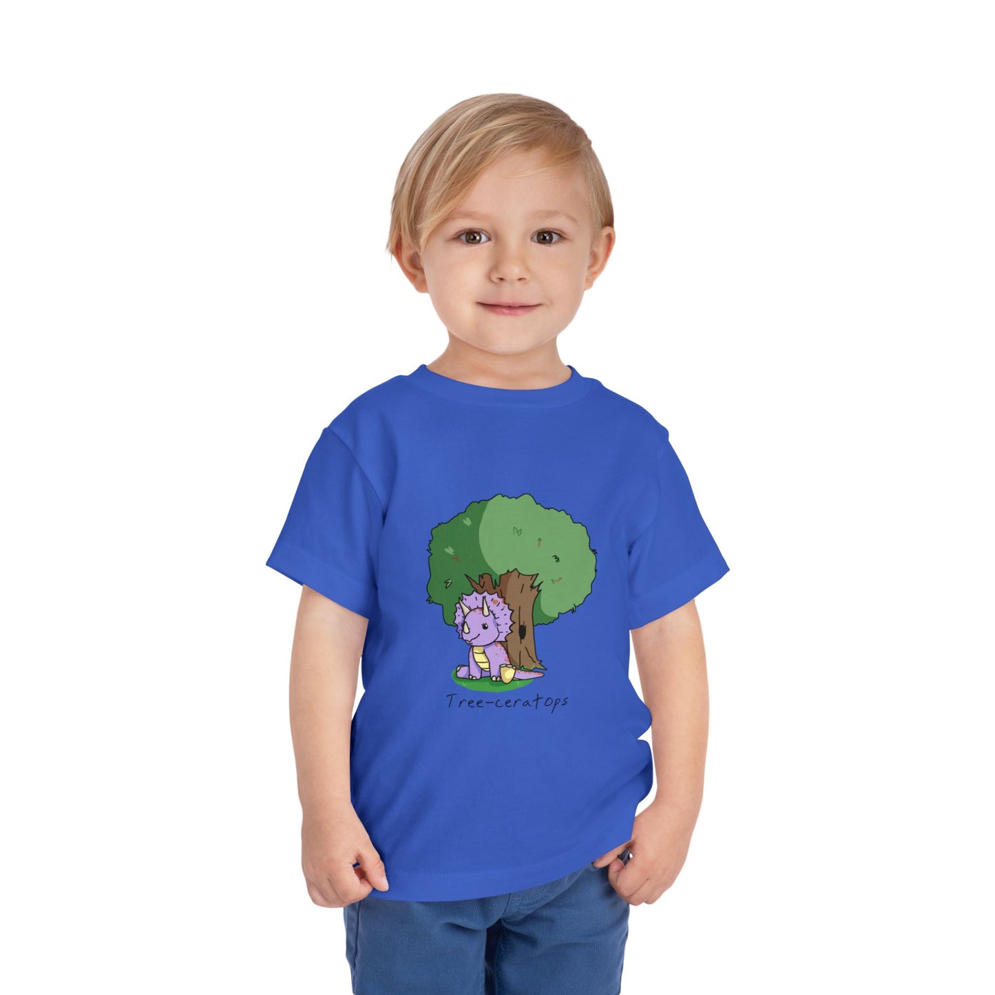 ‘Tree-ceratops’ Trixie Triceratops Dinosaur Toddler Tee
