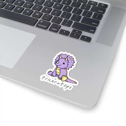 ‘Triceratops’ Trixie Triceratops Dinosaur Sticker