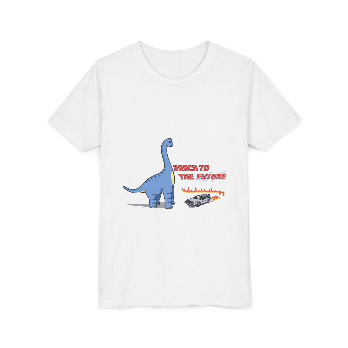 ‘Brach to the Future’ Billy Brachiosaurus Dinosaur Youth Tee