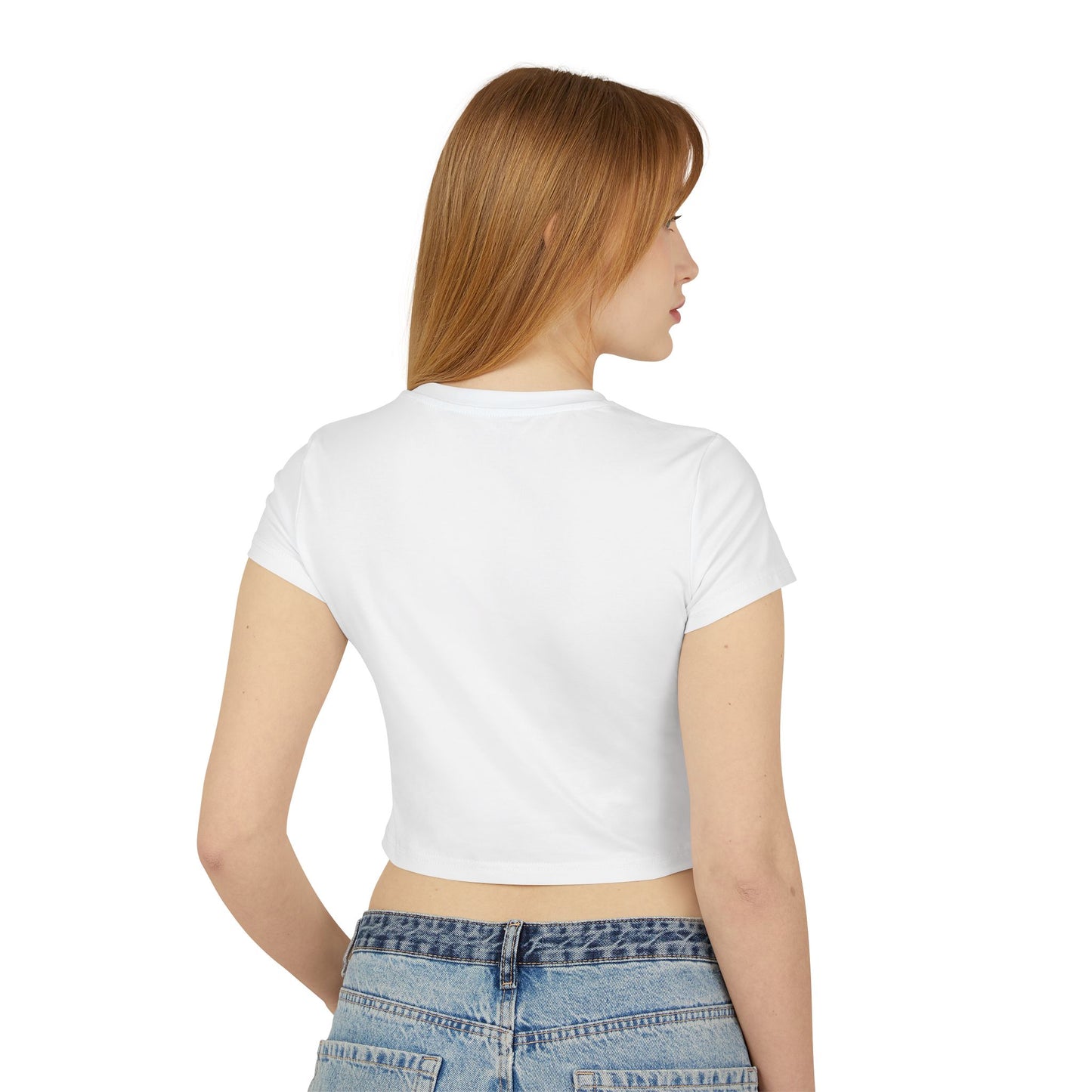 'Stay Spiky' Sammy Stegosaurus Dinosaur Crop Top - Women's Baby Tee