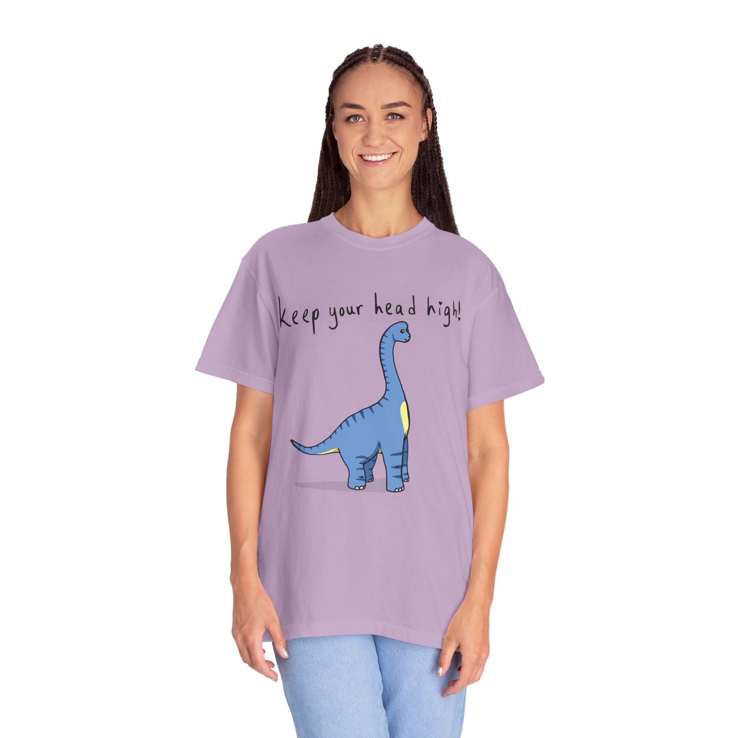 ‘Keep Your Head High’ Billy Brachiosaurus Dinosaur Unisex T-shirt