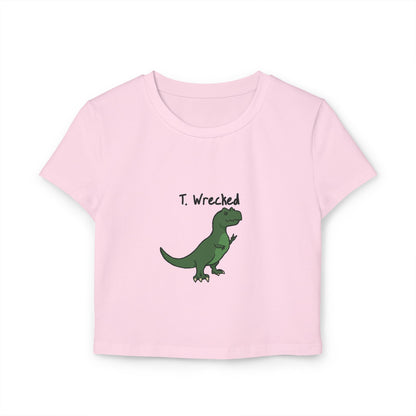 ‘T. Wrecked’ Tori T. Rex Dinosaur Baby Tee