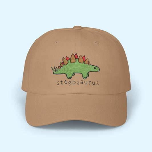 ’Stegosaurus’ Classic Dad Cap - Sammy - Light