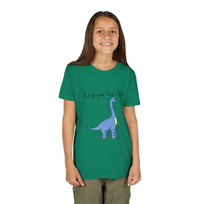 ‘Keep Your Head High’ Billy Brachiosaurus Dinosaur Youth Tee