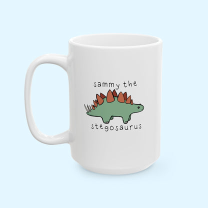 ‘Sammy the Stegosaurus’ Dinosaur Ceramic Mug