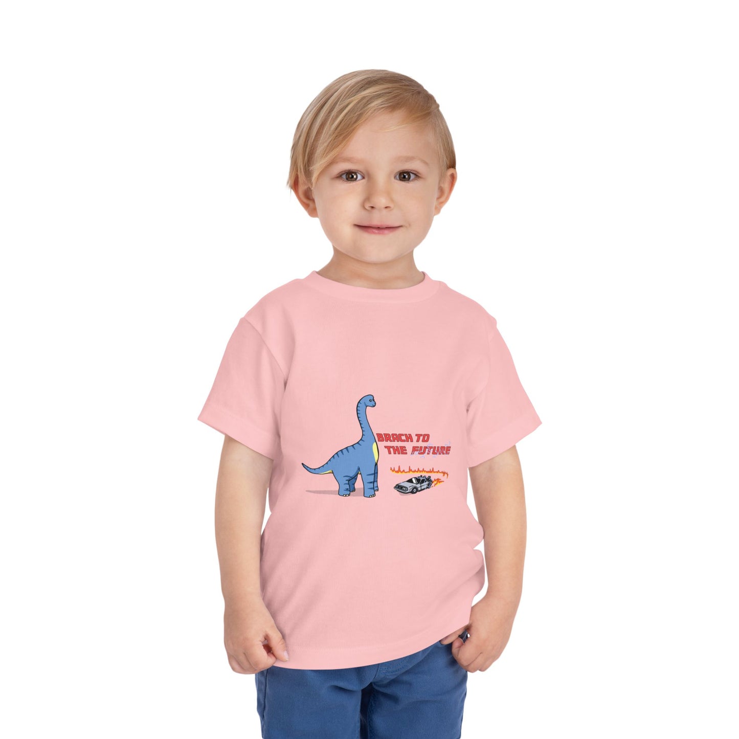 ‘Brach to the Future’ Billy Brachiosaurus Dinosaur Toddler Tee