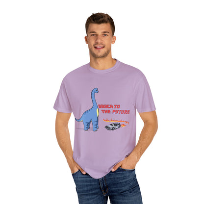‘Brach to the Future’ Billy Brachiosaurus Dinosaur Unisex T-shirt