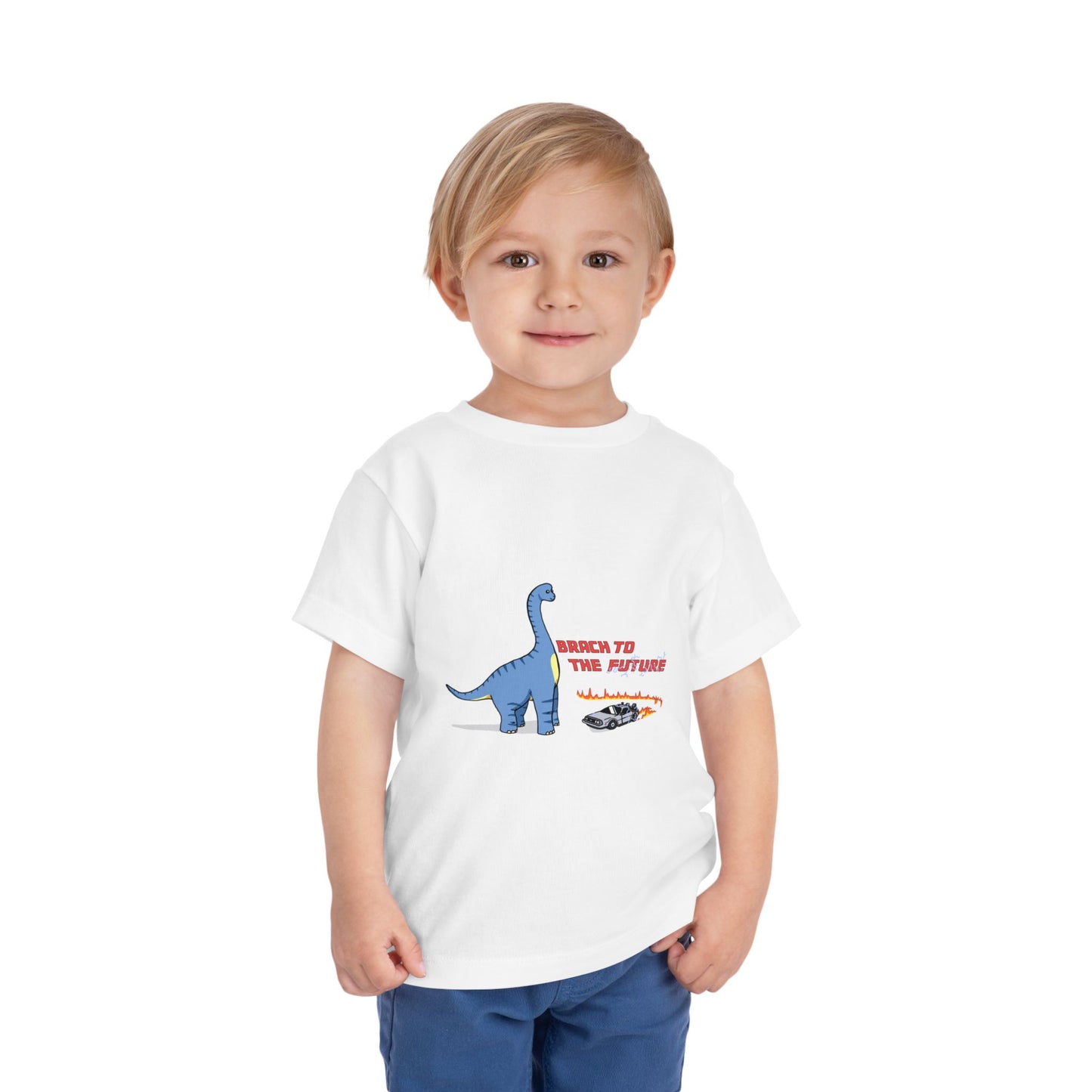 ‘Brach to the Future’ Billy Brachiosaurus Dinosaur Toddler Tee