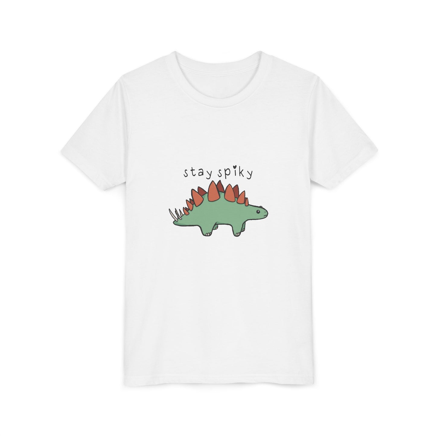 ‘Stay Spiky’ Sammy Stegosaurus Dinosaur Youth Tee