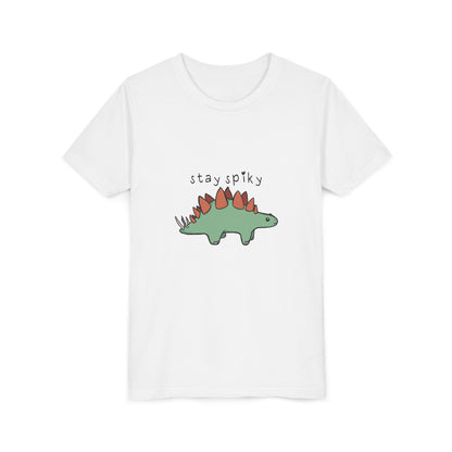 ‘Stay Spiky’ Sammy Stegosaurus Dinosaur Youth Tee