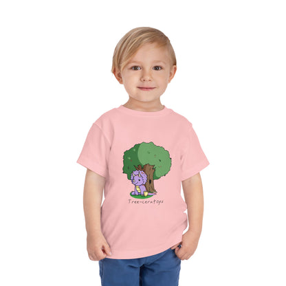 ‘Tree-ceratops’ Trixie Triceratops Dinosaur Toddler Tee