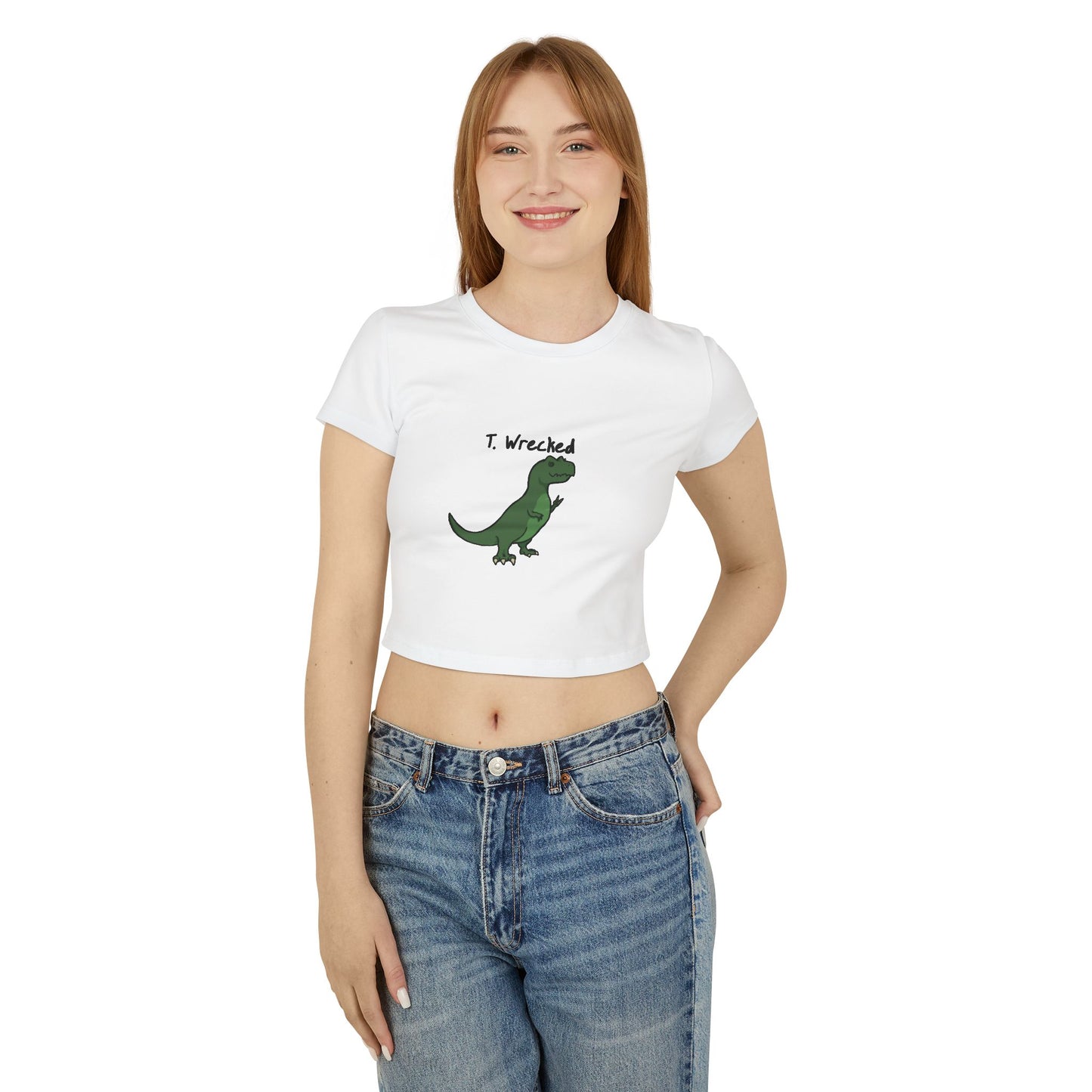 ‘T. Wrecked’ Tori T. Rex Dinosaur Baby Tee