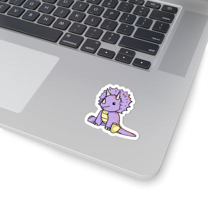 Trixie Triceratops Dinosaur Sticker