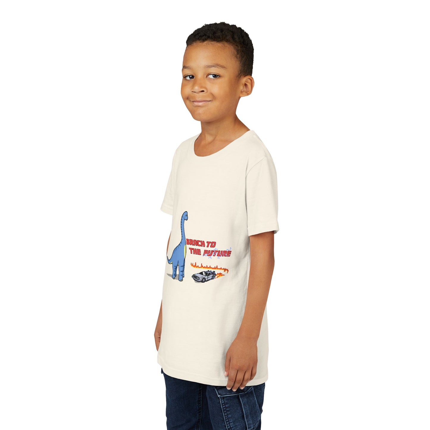 ‘Brach to the Future’ Billy Brachiosaurus Dinosaur Youth Tee